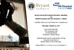 WGBH/Bryant Partnership Announcement and Celebration Invitation